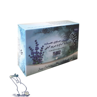 صابون دانه کاج و مریم گلی بیز